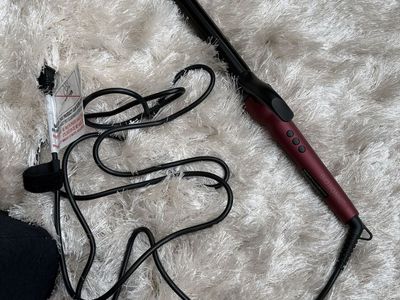 Bioionic Velvet Rouge 1” Long barrel curling iron