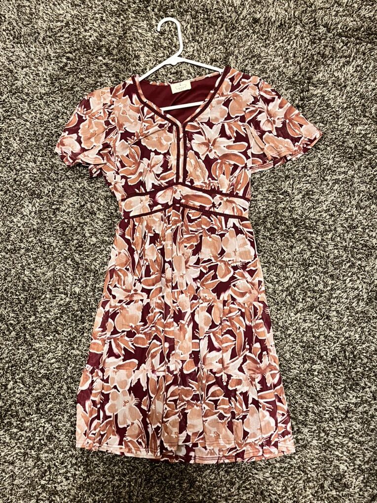 Womens Short Floral Dress