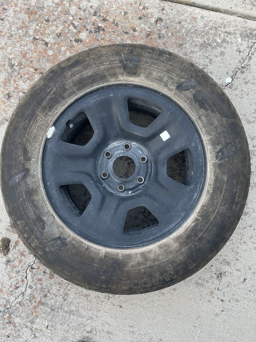 Temporary Spare Tire 245/70R18 - Great Condition.  From a 2022 Ram 1500