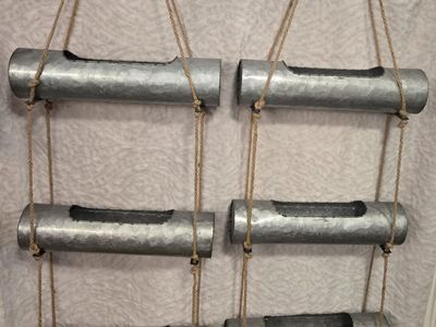 Galvanized Metal Hanging Planters Plant