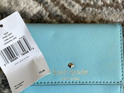 Kate Spade Darla Small BiFold Wallet Light blue