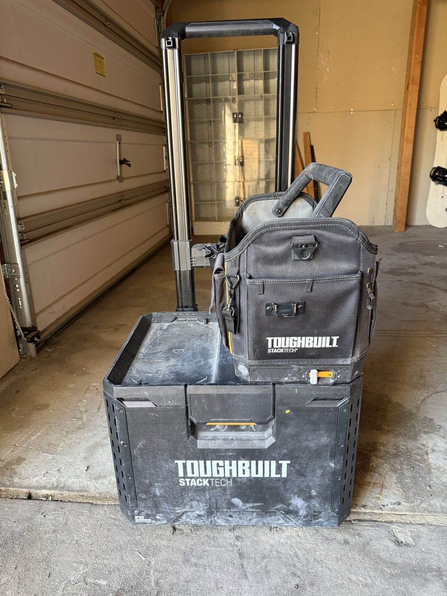 Toughbuilt Rolling tool box and tote