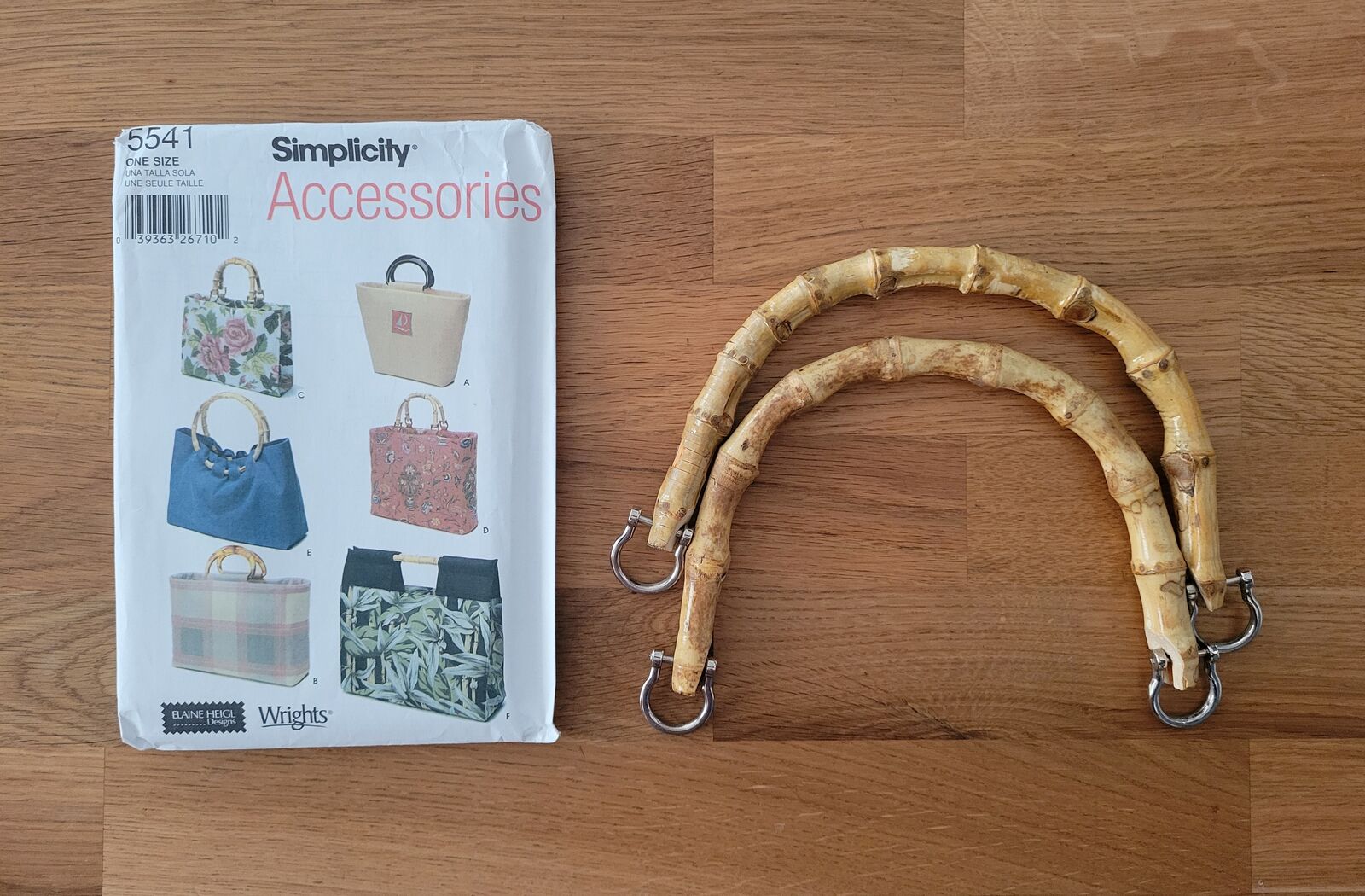 Simplicity Purse Pattern and Handles