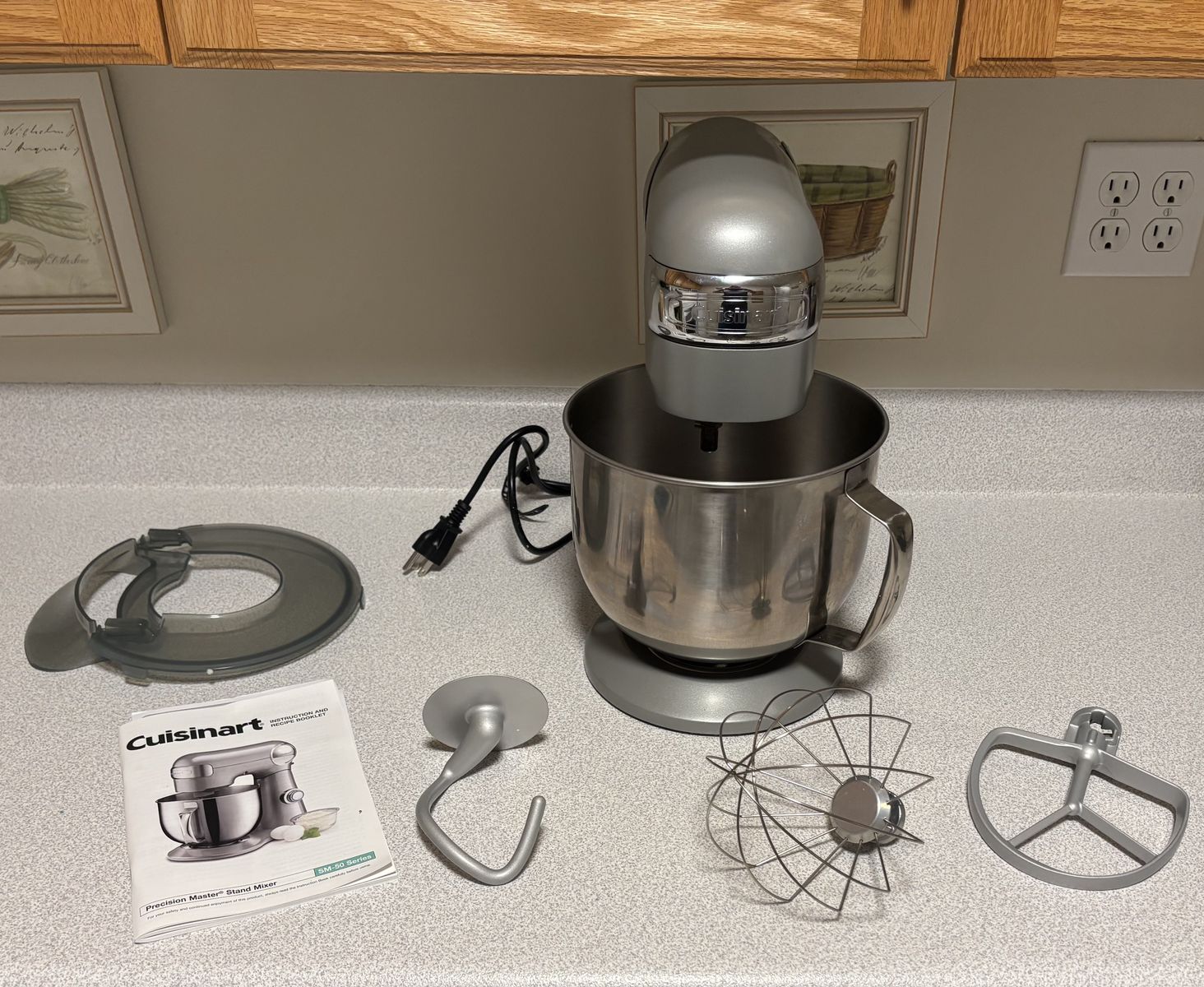 Cuisinart Precision Master 5.5qt Stand Mixer Electric Kitchen Appliance Baking Cooking