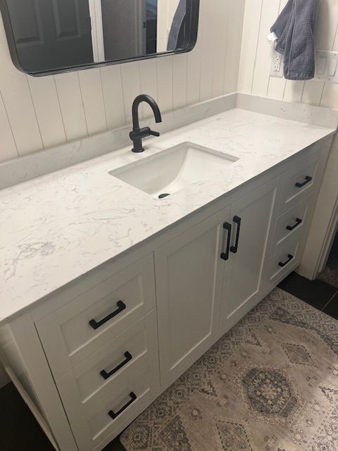 Cultural Marble Bathroom 60" Vanity Countertops (2).