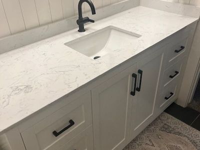 Cultural Marble Bathroom 60" Vanity Countertops (2).