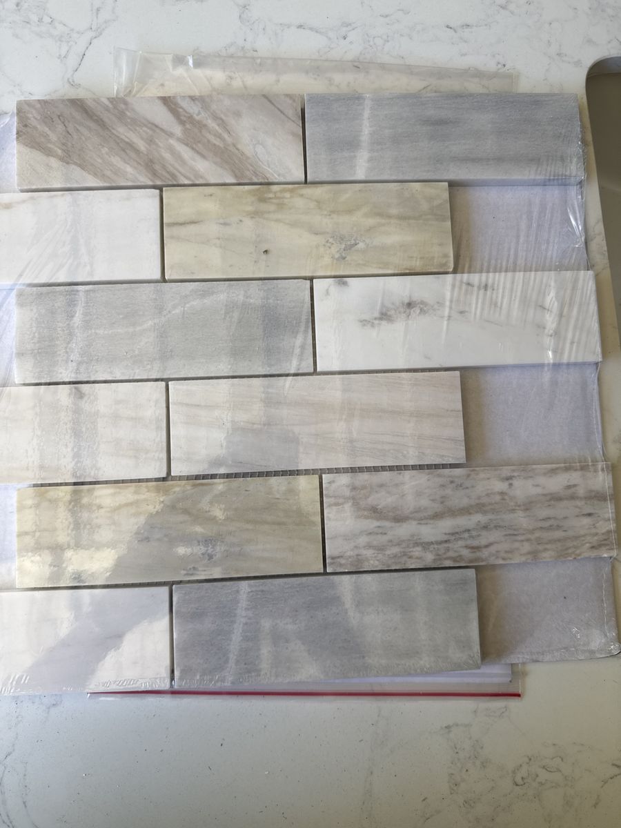 100 sq ft (tub surround) Natural Marble subway Tile