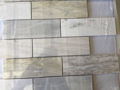 100 sq ft (tub surround) Natural Marble subway Tile