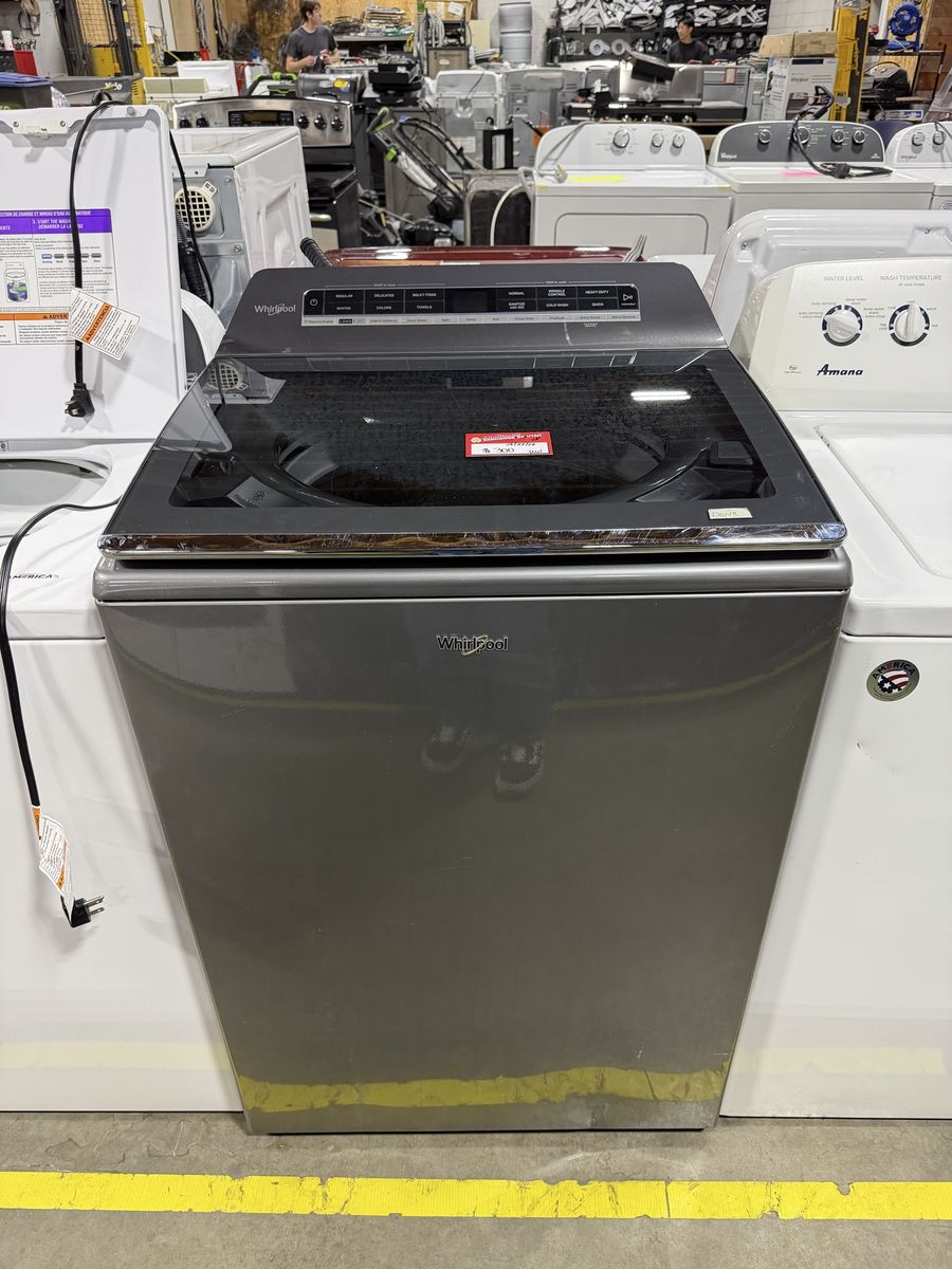 SPARKLING CONDITION WHIRLPOOL TOP LOAD WASHER REMOVABLE AGITATOR!