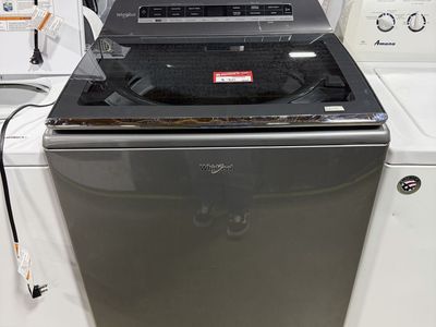 SPARKLING CONDITION WHIRLPOOL TOP LOAD WASHER REMOVABLE AGITATOR!