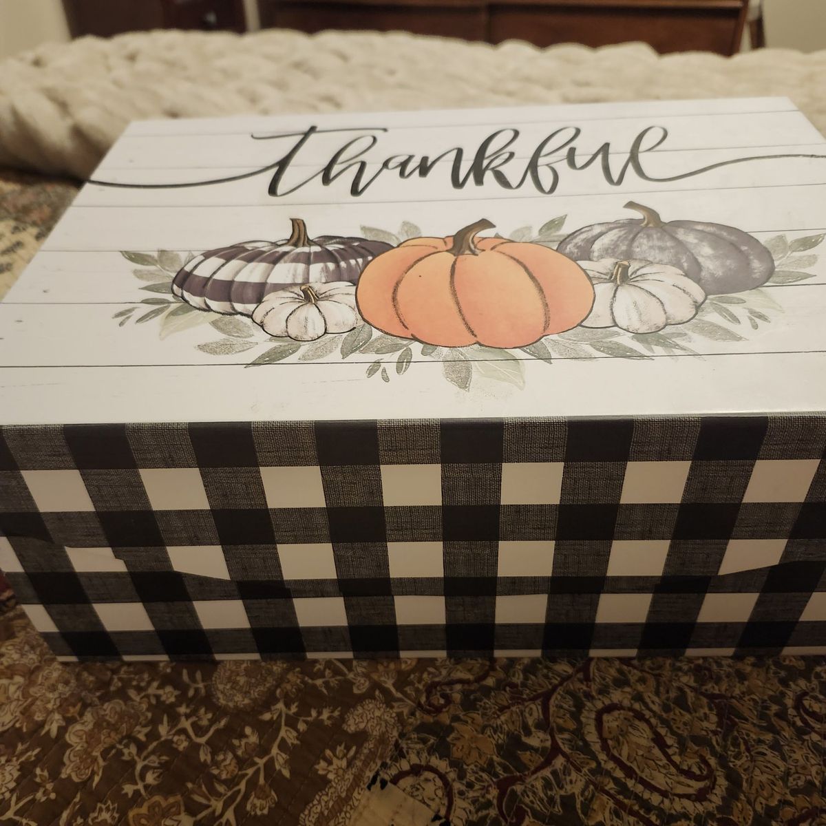 Thankful  Storage Box.