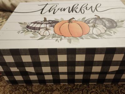 Thankful Storage Box.