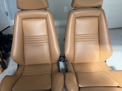 BMW E21 / 2002 Recaro Seats — OEM, Reupholstered