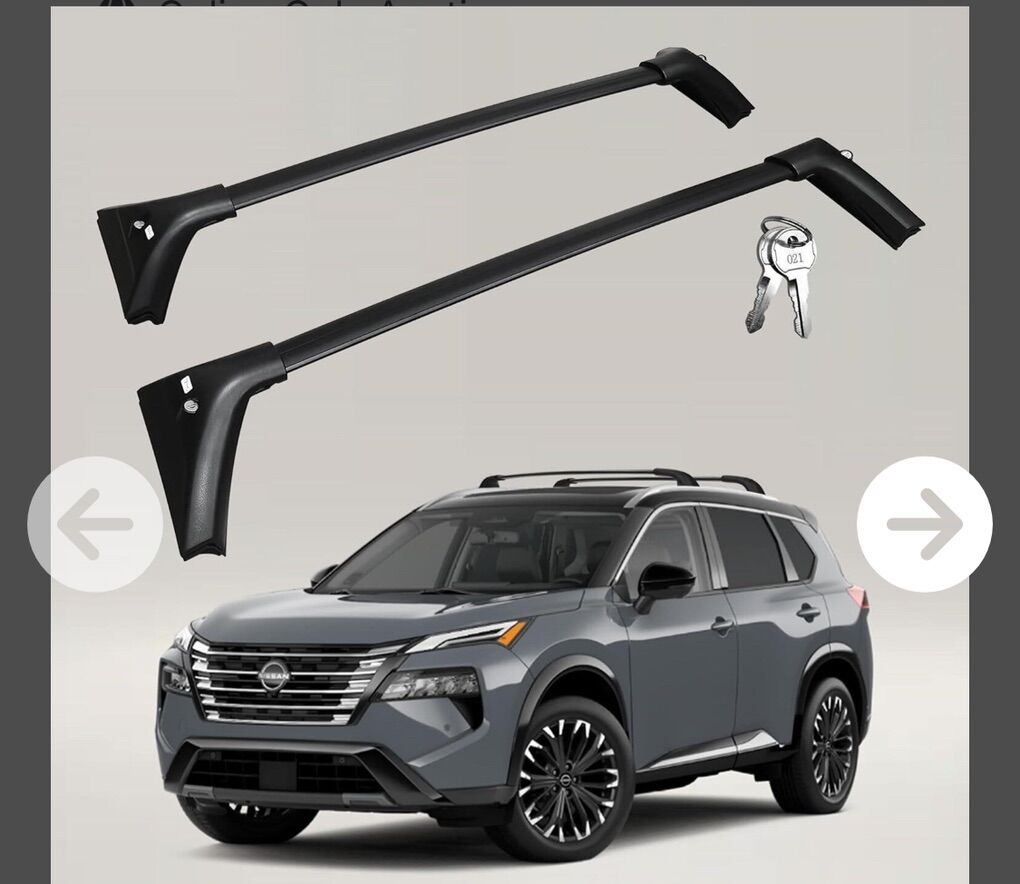 Nissan Rogue Crossbar Roof Rack 2021, 2022, 23-24