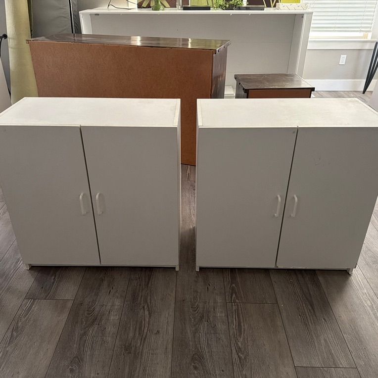2 Storage Cabinets
