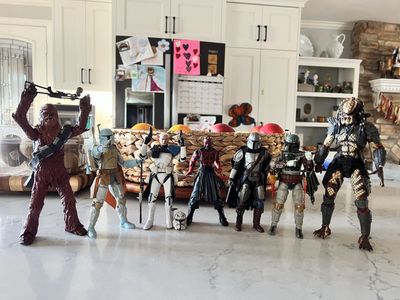 Star Wars black series action figure lot 6 inch predator toys