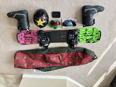 Complete K2/ Rome Snowboard Setup- Ready To Ride