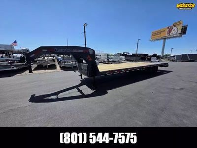 2026 RawMaxx 30' FDXS Gooseneck WHD Equipment Flat
