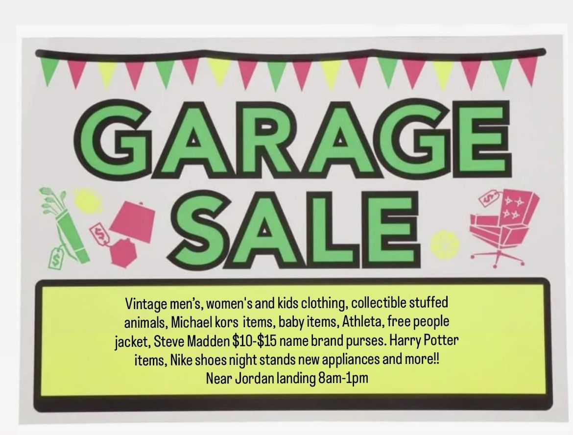 Garage Sale 4/11 8am