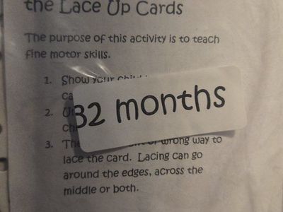 Very hungry Cattapiller Lace Up Cards Fine Motor Skills Activity Toy for Toddlers, 32 Months+
