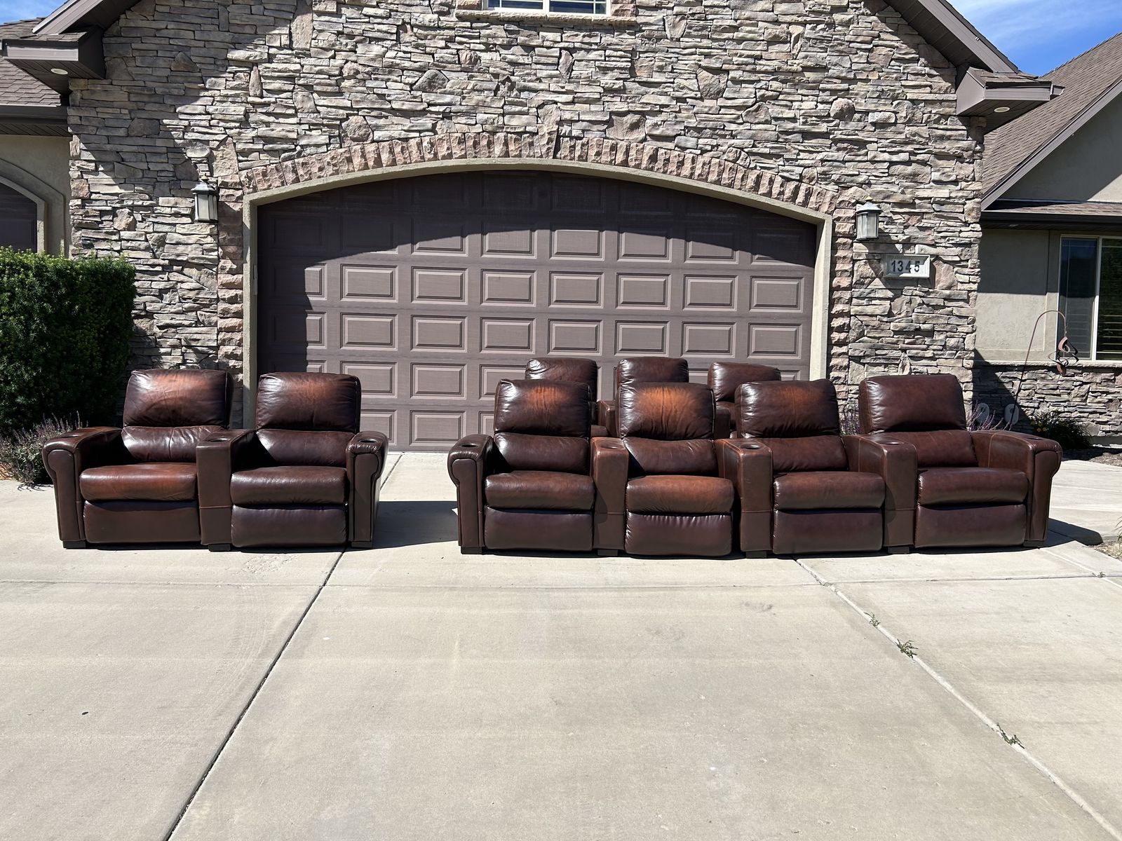 Reclining Loveseat & Sofas (Movie Room Set)