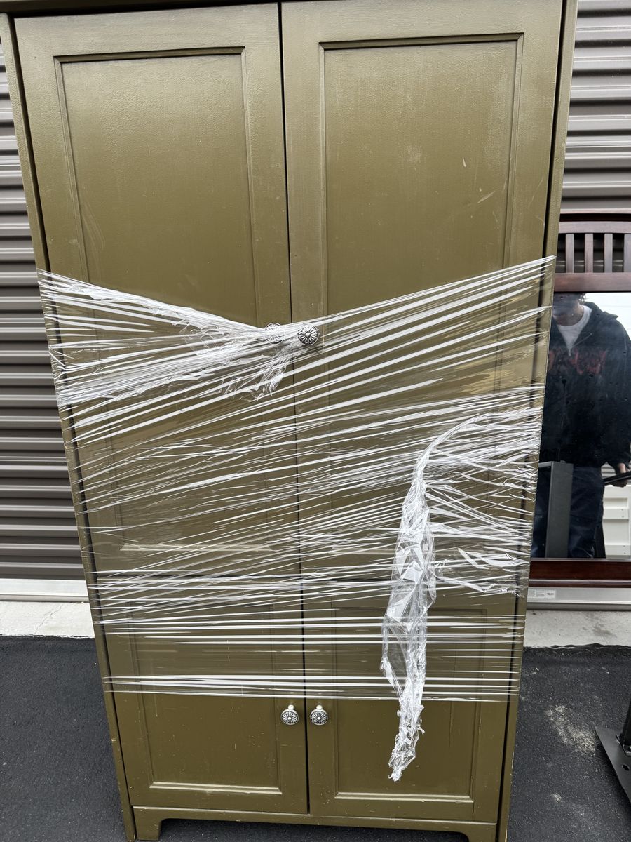 Green Armoir Solid Wood.