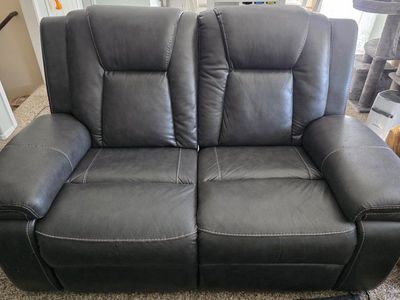 Set of 2 Powered Loveseat Recliners