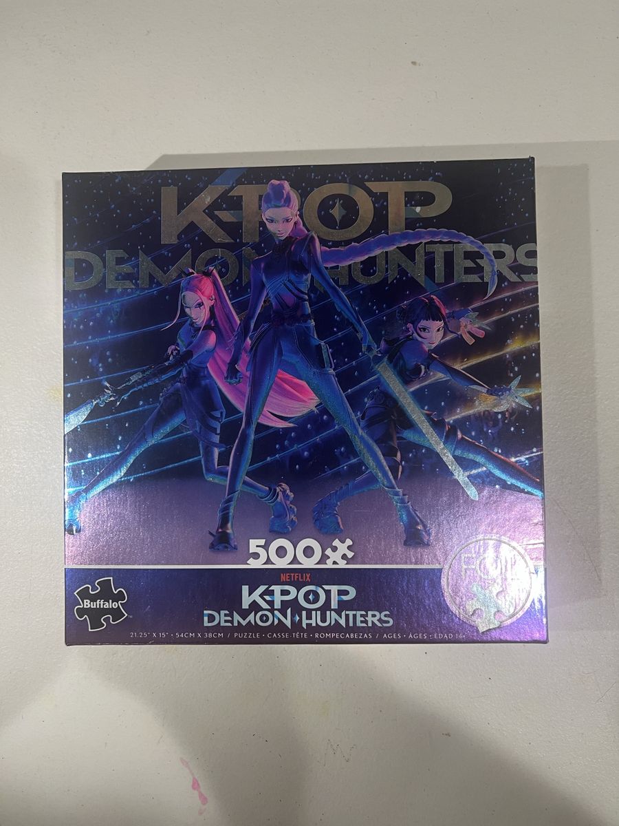 Kpop Demon Hunters 500 Piece Foil Jigsaw Puzzle
