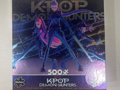 Kpop Demon Hunters 500 Piece Foil Jigsaw Puzzle