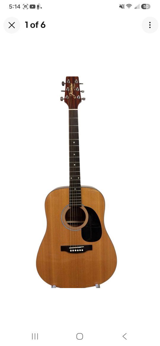 Jasmine by Takamine S45-SK Acoustic Guitar - Natural Finish, like new Condition