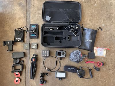 OSMO Action 4k Camera & Many Extras
