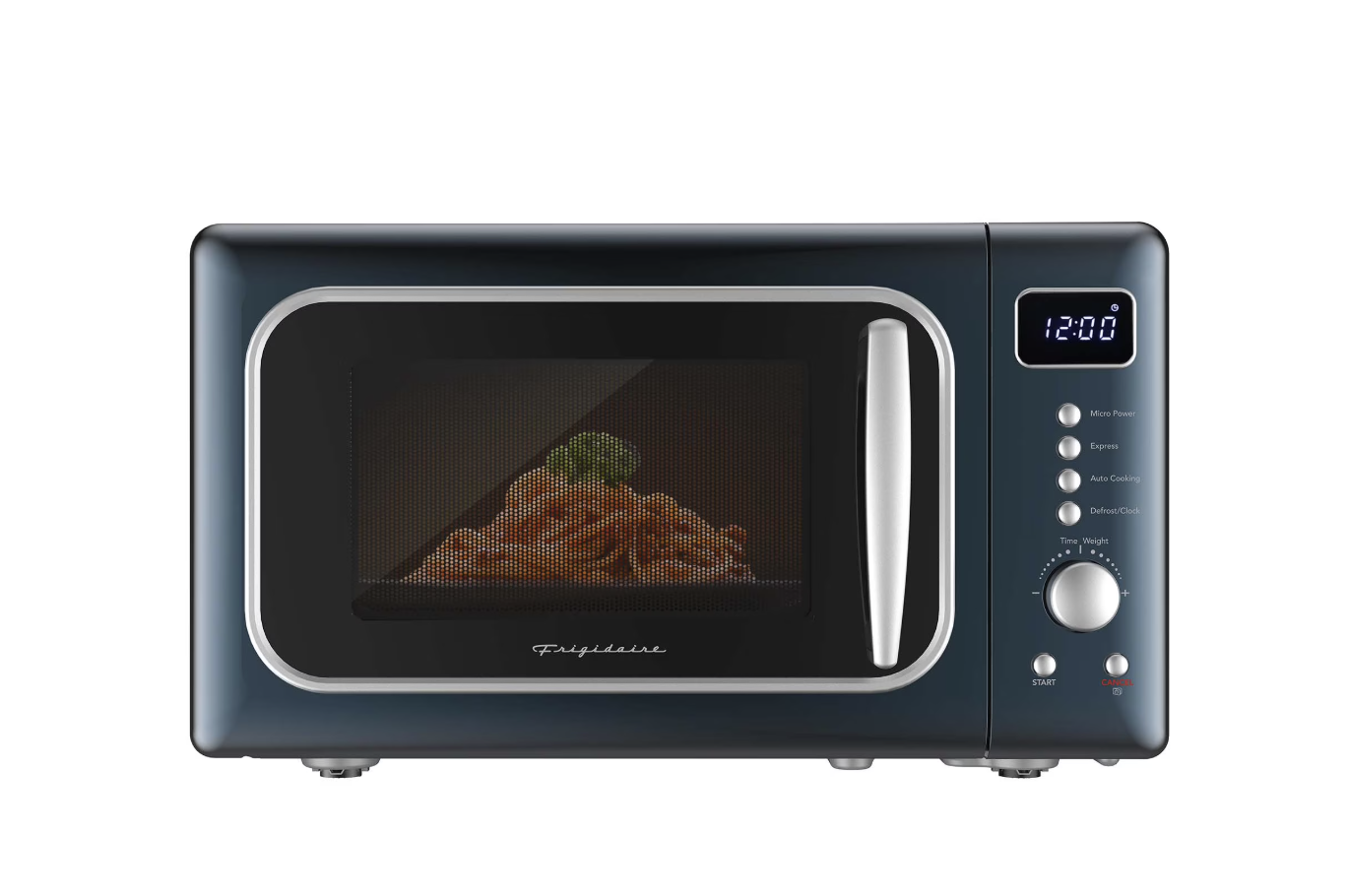New in box, Frigidaire 0.7 Cu. ft. 700 Watts Retro Countertop Microwave Oven, Azure