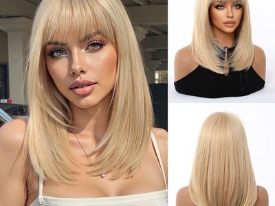Blonde Wig with Bangs