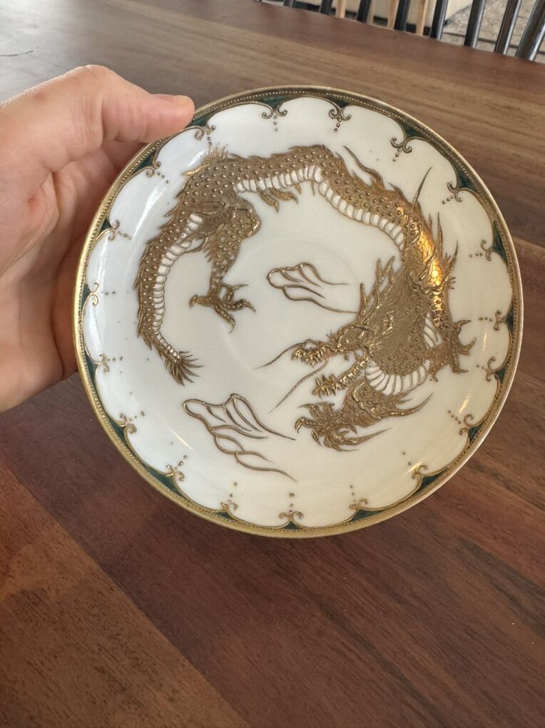 Rare Antique Japanese SNB Nagoya Nippon Saucer