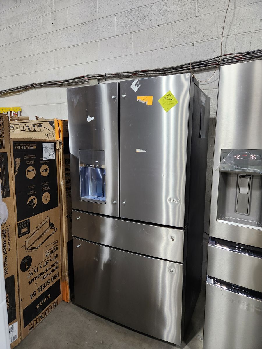 BRAND NEW! GE CAFE STAINLESS STEEL 4-DOOR COUNTER DEPTH FRIDGE
