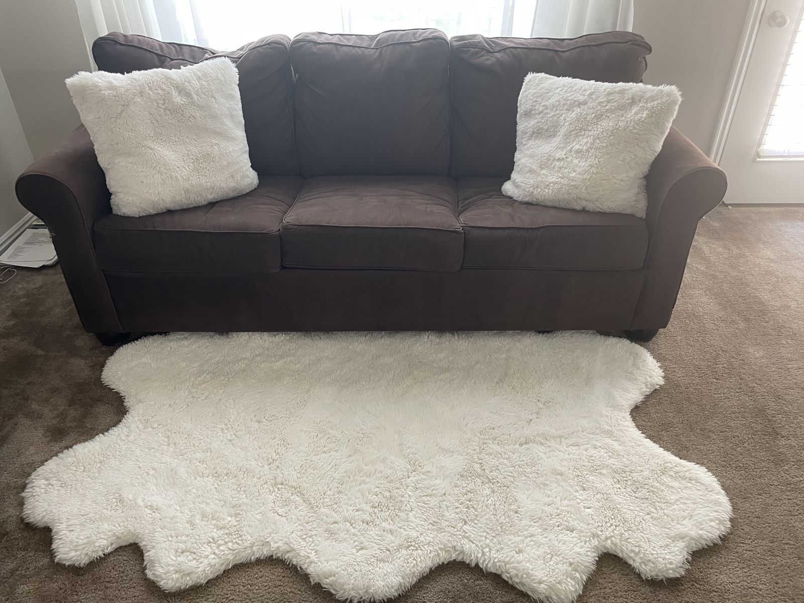 Brown Sleeper Sofa
