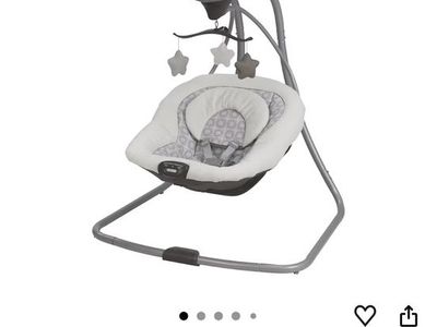 Graco Simple Sway Baby Swing - Side-to-Side Sway Infant Swing