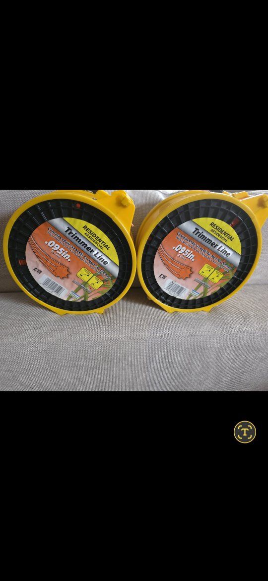 Stringtrimmer line .095 inch 954 ft spools X 2 never used $25 each. Pick up in Nibley!