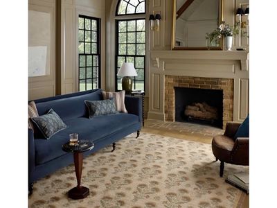 Area Rug Loloi Chris Loves Julia Rue Collection RUE-01 Wheat/Sage 9'-3" x 13' Area Rug Jute