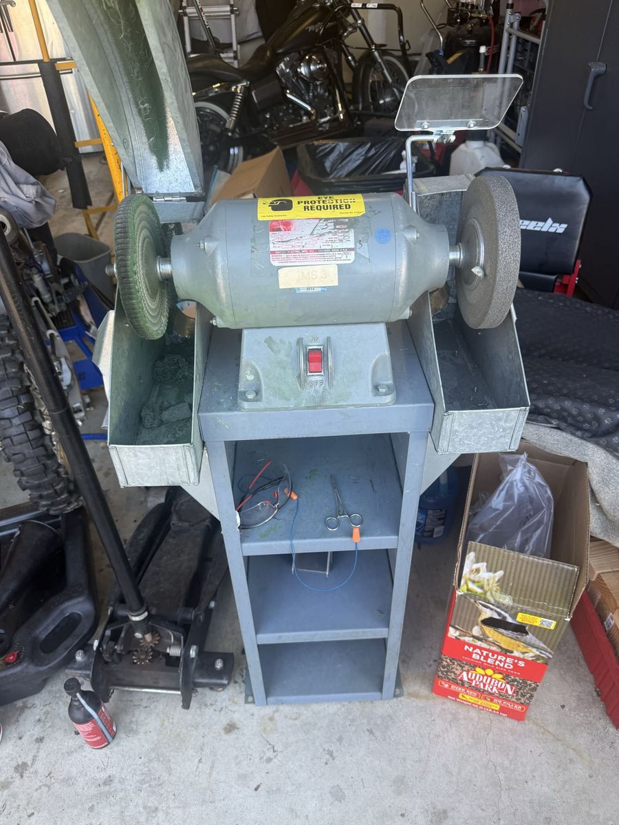 Dayton electric dual wheel grinder 
