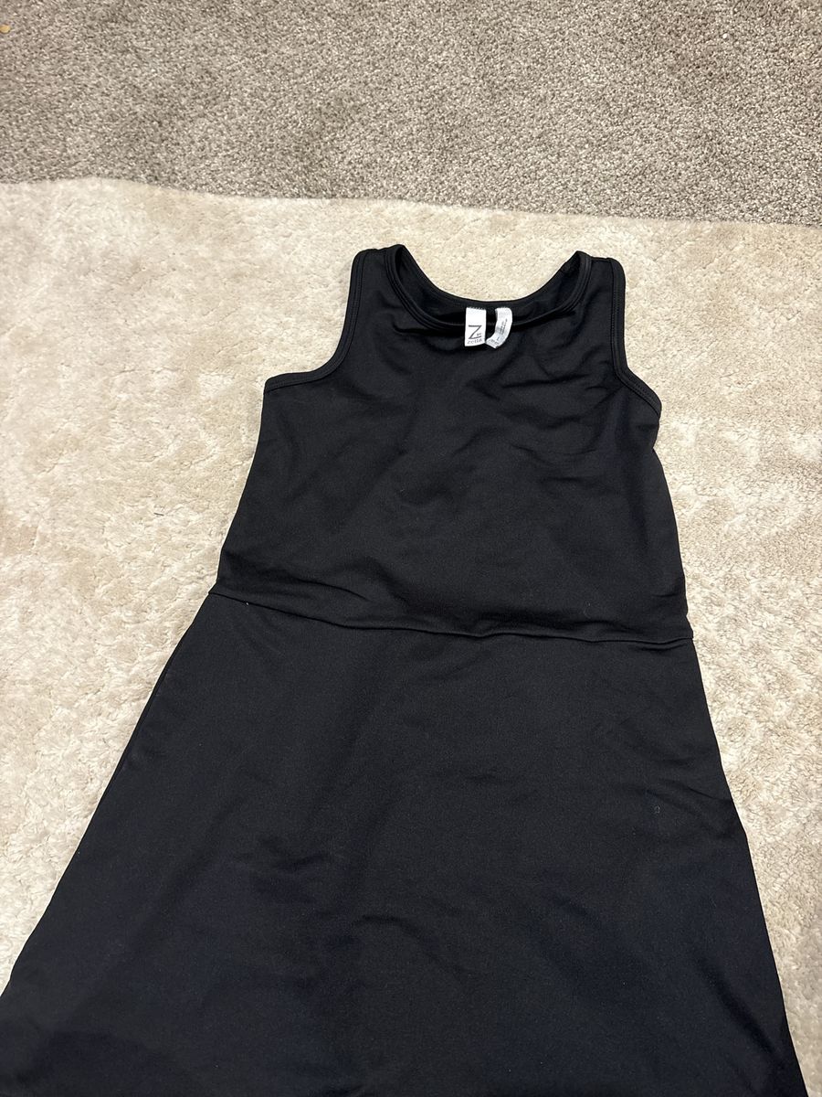 Zella Girls Black Sleeveless Athletic Dress Size L (10/12)