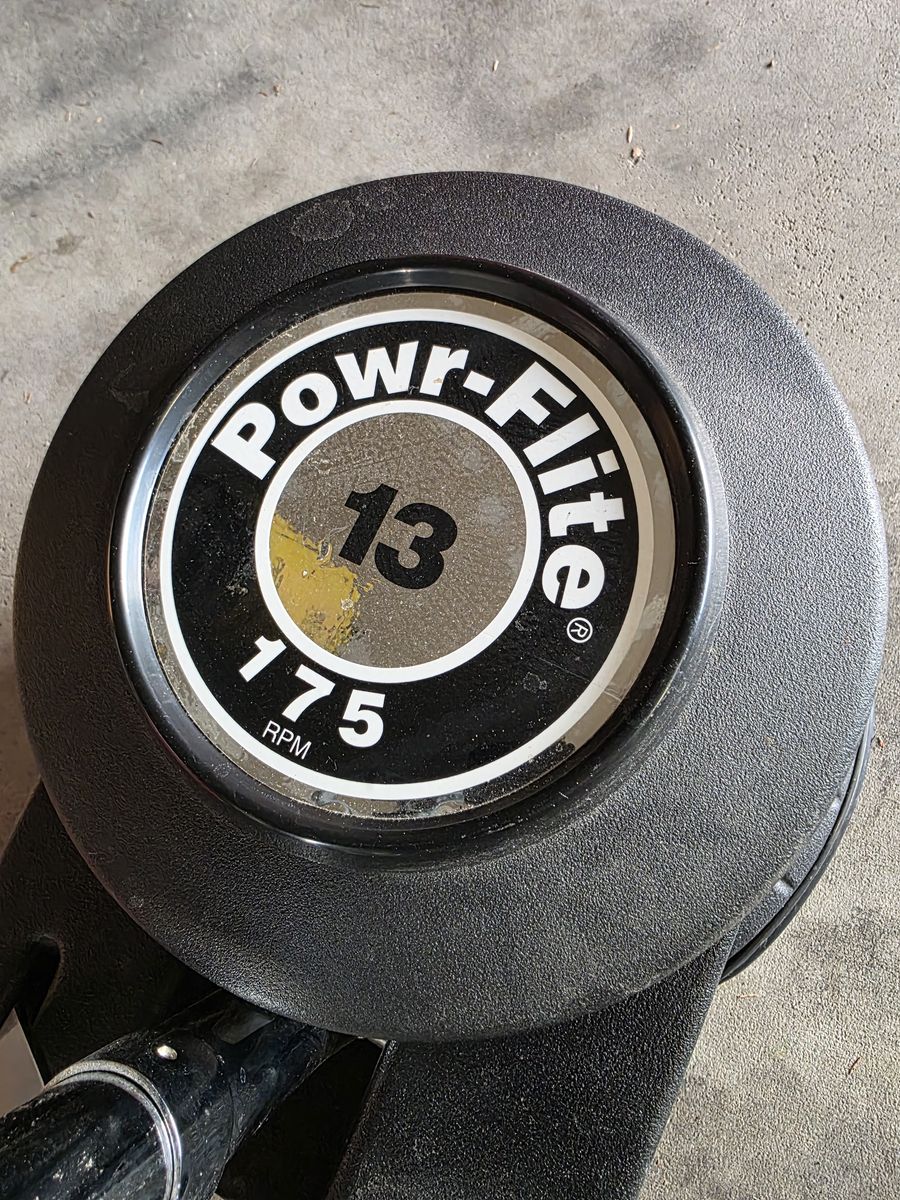 Powr-flite floor machine for sale