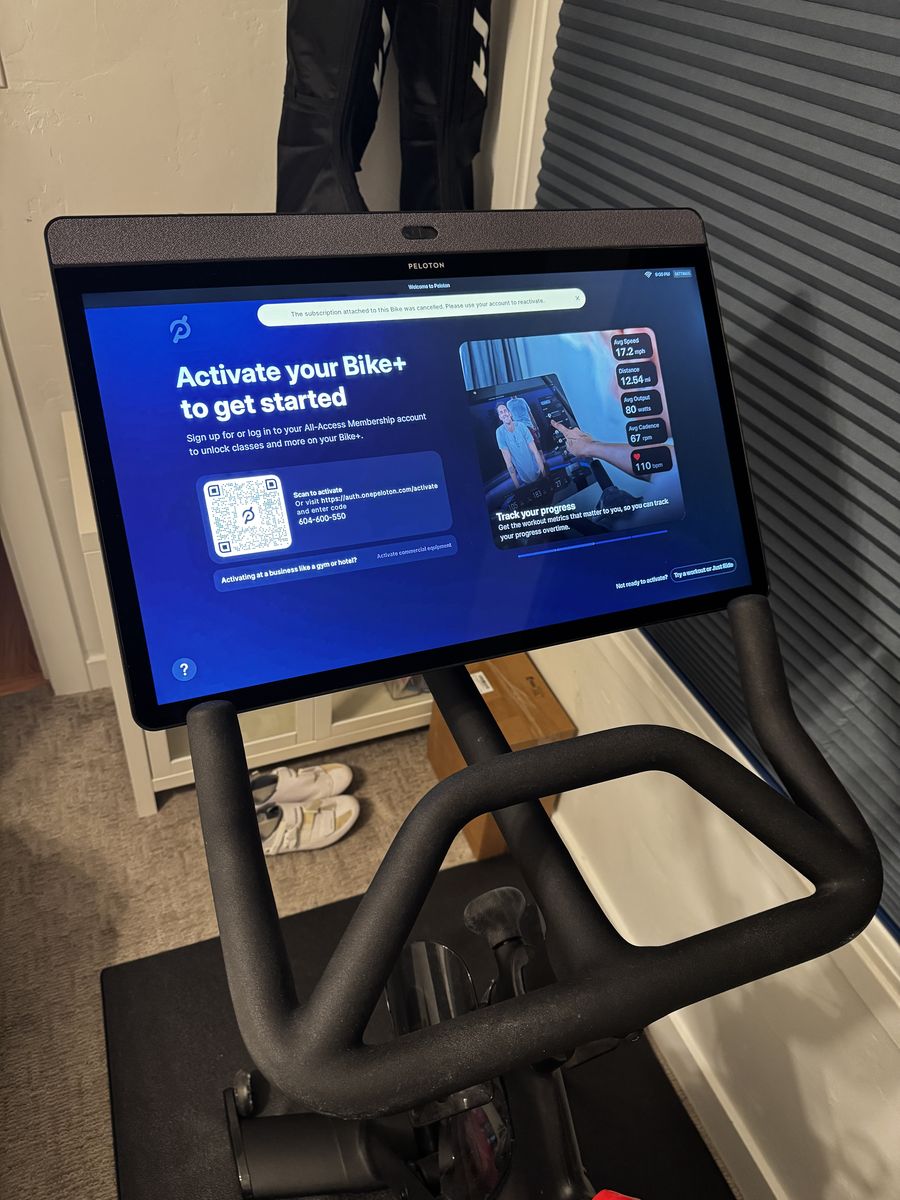 Peloton Bike+ Smart Exercise Bike - Near-New Condition