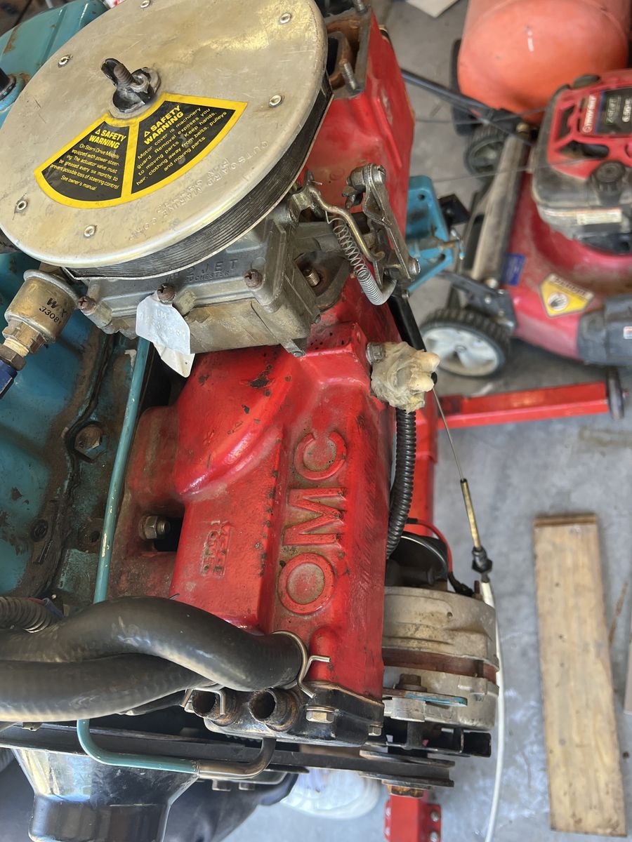 1975 OMC 990223A 120hp Stern Drive Engine