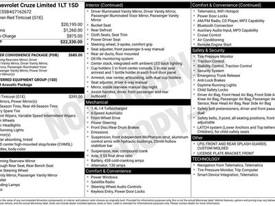 2016 Chevrolet Cruze Limited 1LT Auto