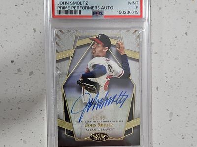 John Smoltz Auto baseball card