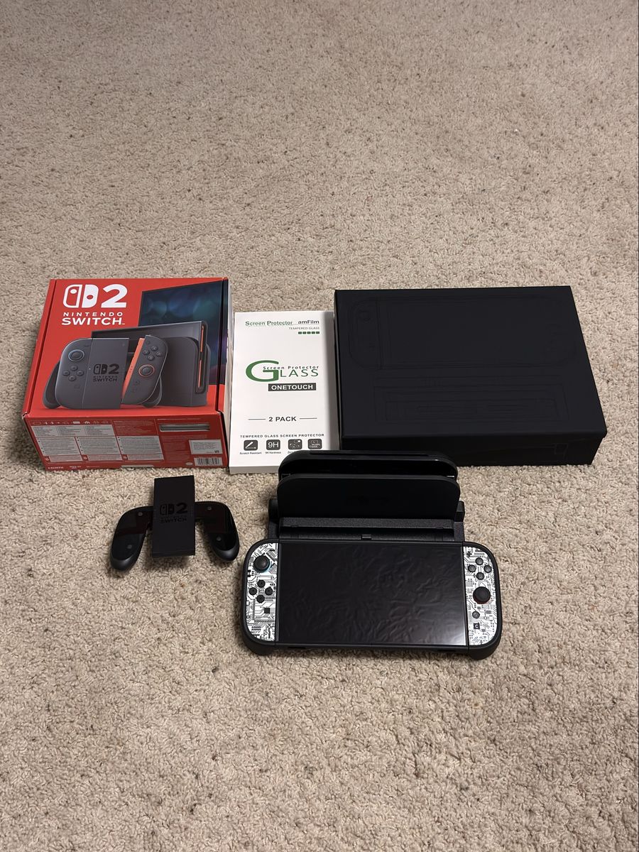 Nintendo Switch 2 Model w/ Dbrand KillSwitch Case, Screen Protector & Dock - Like New