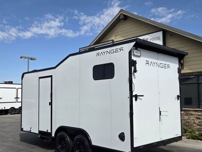 8x18 / 8.5x18 Off Road Toy Hauler Travel Trailer Enclosed Cargo UTV/ATV Pkg Raynger 2026
