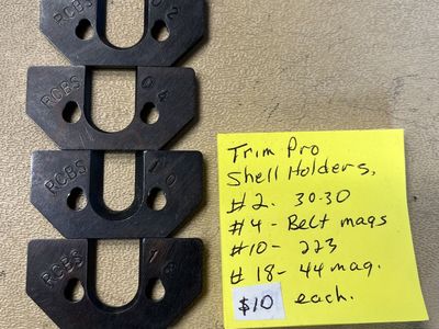RCBS Trim Pro Shell Holders.