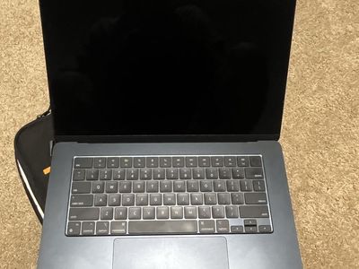Apple MacBook Air Midnight Dark Blue Laptop with Tomtoc Sleeve Case